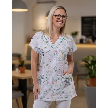 Dámská halenka ČR výroba Halena RENDY LADY, omalovánky Velikost EU52 omalovánky