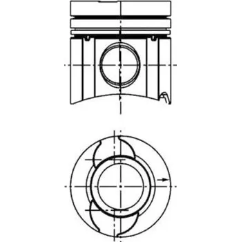 Píst motoru Píst KOLBENSCHMIDT (40375600)