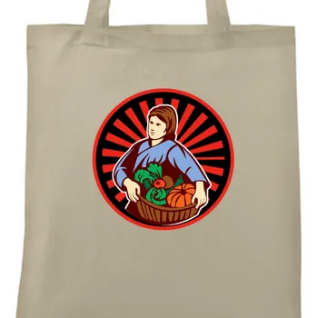 Nákupní taška Taška Zemědělci | Dámská taška Retro farmlady