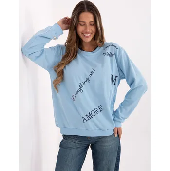 Dámská halenka Halenka RV BL A968.00 světle modrá jedna velikost