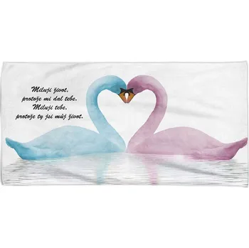 Osuška - Milující labutě