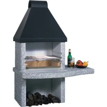 Zahradní krb Norman Krb Piano červeno-bílý vymývaný