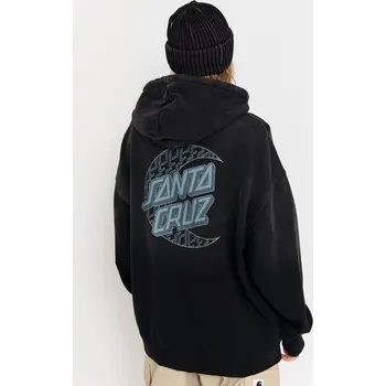 Dámská mikina Santa Cruz Imprint Moon Dot (black wash) S, černá