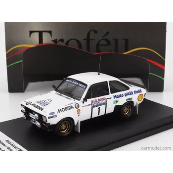 autíčko Trofeu Ford england Escort Mkii N 1 Rally 1000 Lakes 1982 Ari Vatanen - Terry Harryman 1:43 Bílá