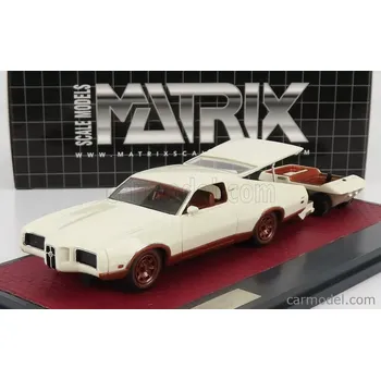 autíčko Matrix scale models Mercury Montego Sportshauler Concept 1971 1:43 Bílá