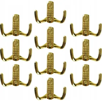 Věšák Věšák, háček šroubovací na oblečení mosaz