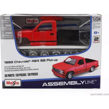 autíčko Maisto Chevrolet 454 Ss Pick-up 1993 1:24 Red