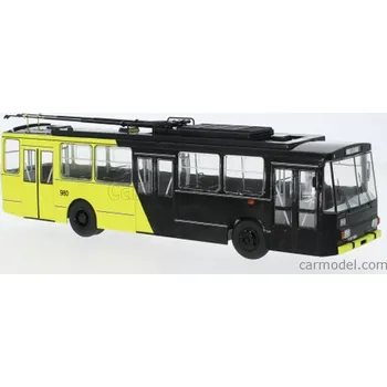 autíčko Premium classixxs Škoda 14tr Autobus Filobus Trasporto Pubblico 1972 1:43 Černá Žlutá