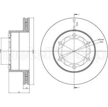 Brzdový kotouč Brzdový kotouč CIFAM (800-880)