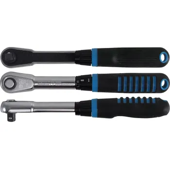 Ráčna Přepínací ráčna 1/4" BGS100355, přepínání na rukojeti L + P (BGS100355) (přepínání na rukojeti, extra plochá hlava, délka 150 mm)