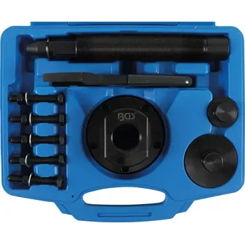 Stahovák Stahovák ložisek kol přední nápravy BGS108707 Pro Ford Transit od 2006 (BGS108707) (Stahovák ložisek kol přední nápravy BGS108707 je určen pro Ford Transit od roku 2006 a umožňuje efektivní demontáž ložisek bez poškození okolních dílů. Robustní konstrukce