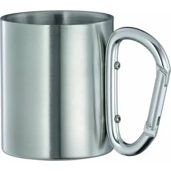 Placatka Nerezový hrnek s karabinou