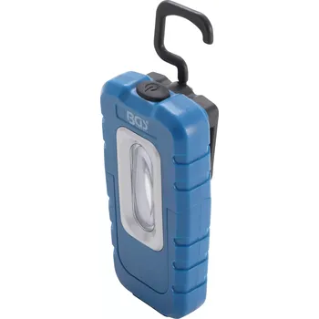 LED svítilna BGS1085326 polohovací (BGS1085326) (LED svítilna BGS1085326 nabízí polohovací konstrukci, silné LED osvětlení a praktický háček pro zavěšení, což usnadní práci v dílně i garáži. Výdrž baterie umožňuje dlouhodobé používání bez častého nabíjení