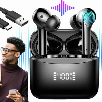 Sluchátka SLUCHÁTKA PRO PŘEKLAD BLUETOOTH INTELIGENTNÍ AI TECHNOLOGIE VODĚODOLNÁ