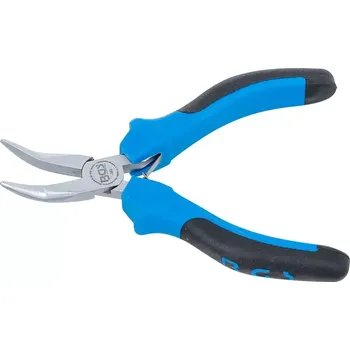 Kleště Kleště pro elektroniku 125 mm BGS100383, zahnuté s rozevírací pružinou (BGS100383) (dle DIN, TÜV/GS, s rozevírací pružinou)