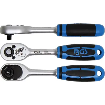 Ráčna Přepínací ráčna 1/4" BGS100227 s vyhazovákem, ABS rukojeť (BGS100227) (Přepínací ráčna 1/4" BGS100227 nabízí vyhazovák pro snadné uvolnění nástavců a ABS rukojeť, která zajišťuje pevný úchop při práci.)