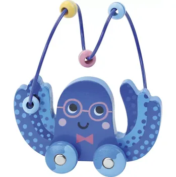 Dřevěná hračka Vilac Dřevěný minilabyrint 1ks chobotnice