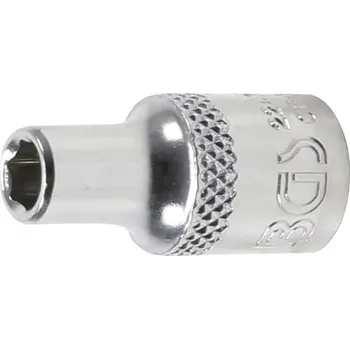 Nástrčná šestihranná hlavice 1/4" 4,5 mm - Pro Torque. BGS 2247 (BGS1022475) (Nástrčná šestihranná hlavice 1/4" s rozměrem 4,5 mm je určena pro přesné utahování a povolování šroubů, kompatibilní s běžnými ráčnami a nástavci. Povrchová úprava chrání p