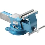 Otočný strojní svěrák 150 mm BGS1059115, ocelový, kovaný (BGS1059115) (Otočný strojní svěrák BGS1059115 s šířkou čelistí 150 mm je vyroben z kované oceli a umožňuje přesné upnutí i snadné polohování obrobků.)