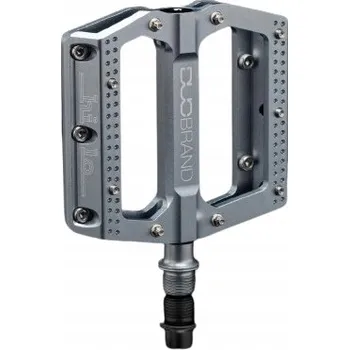 Pedál na kolo Cyklistické pedály DUO Brand CNC Hi-Lo 9/16 stříbrné