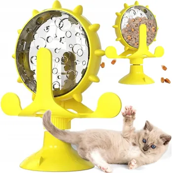 Hračka pro psa Hračka na pamlsek pro kočky a psa s dávkovačem