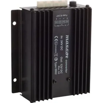 Měnič napětí DC-DC převodník 132W, výstup: 13.2V dc 10A, Vin 18 → 32 v DC