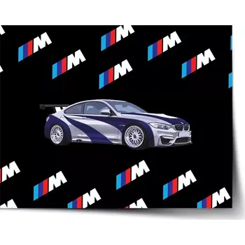Plakát Sablio Plakát MPERFORMANCE sportovní auto - 90x60 cm