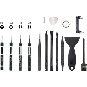 Šroubovák Sada šroubováků JIAFA a plastových páčidel na montáž displejů a opravy telefonů 15 v 1 JF-8127