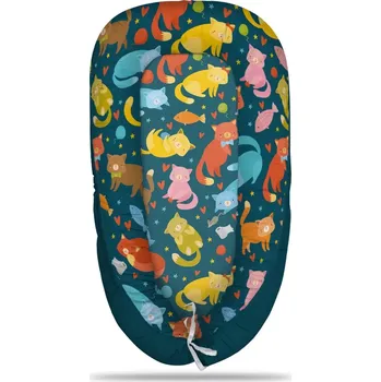 Hnízdečko pro miminko Sablio Hnízdečko pro miminko Kočky s rybkami