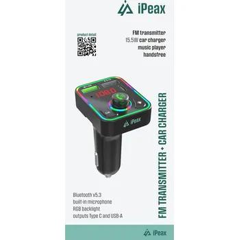 FM transmitter iPEAX FM TRANSMITTER (90010144)