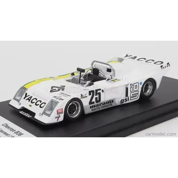 autíčko Trofeu Chevron B36 N 26 24h Le Mans 1980 B.sotty - D.laurent - P.hesnault 1:43 Bílá