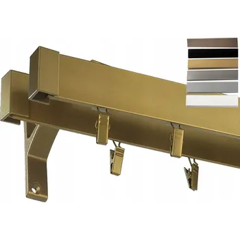 GARNÝŽ APARTMÁNOVÁ HLINÍKOVÁ DVOJITÁ NA ZEĎ/STROPNÍ MONTÁŽ 510 cm