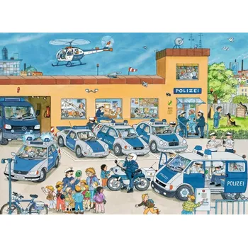 Puzzle Ravensburger 10867 Policejní stanice 100 dílků