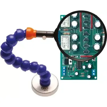 Lupa lupa s flexibilním ramenem a magnetickým držákem (BGS108372) (lupa s flexibilním ramenem a magnetickým držákem)