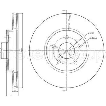 Brzdový kotouč Brzdový kotouč CIFAM (800-684C)