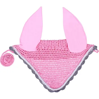 Koňská maska proti hmyzu Čabraka QHP, růžová, Pony