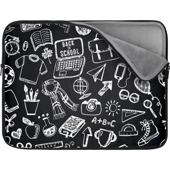 pouzdro na notebook Sablio Obal na notebook Černobílá škola - 17"