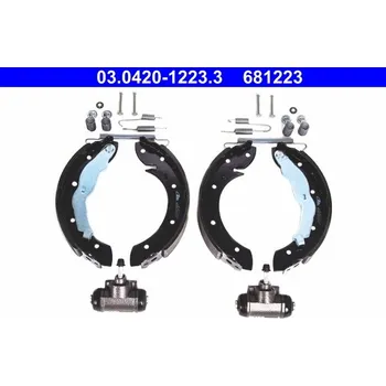 Brzdová čelist Sada brzdových čelistí ATE (03.0420-1223.3)