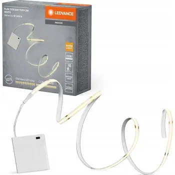LED páska Dekorativní COB lišty LEDVANCE FLEX na baterie, teplé bílé světlo, 2 m,