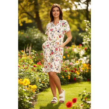 Dámské šaty Šaty TRACY, motýl na květu Velikost S motýl na květu