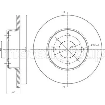 Brzdový kotouč Brzdový kotouč CIFAM (800-156)