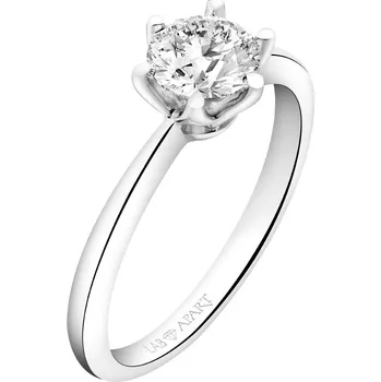 Prsten Prsten z bílého zlata s laboratorním briliantem - 1,00 ct - ryzost 750 - 500.104