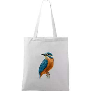 Lednáček kreslený - Taška bavlněná - 42 x 38 cm ( Bílá )