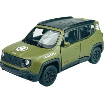 autíčko Welly Jeep Renegade Trailhawk Army, 1:34-39