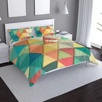 Povlečení Sablio Povlečení Trojúhelníky - 140x220 / 90x70