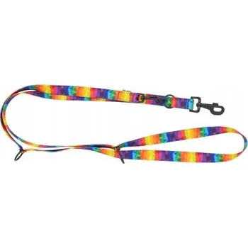Vodítko pro psa BarryKing Vodítko s nastavitelnou páskou pro psa Duha, 20 mm/220 cm