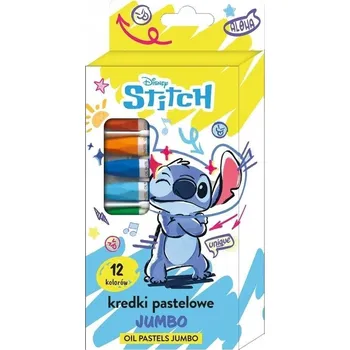 Pastelka JUMBO SILNÉ ŠKOLNÍ PASTELKY 12 BAREV, STEH