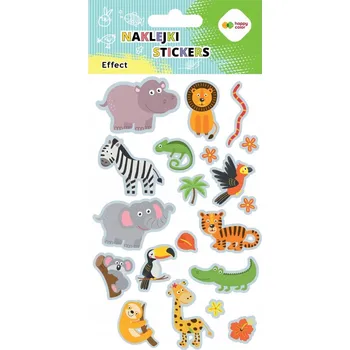 samolepka Samolepky EFFECT - ZOO Happy Color