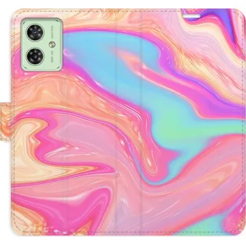 Pouzdro na mobilní telefon Flip pouzdro iSaprio na mobil Motorola Moto G54 5G - Abstract Paint 07 s kapsičkami na karty (Knížkové flipové pouzdro iSaprio pro mobil Motorola Moto G54 5G - Abstract Paint 07 - elegantní obal s kapsami, stojánkem a magnetickým zavíráním)