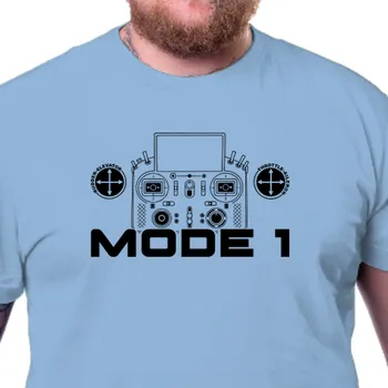 Pánské tričko Tričko Letadla | Tričko s RC vysílačem - MODE 1